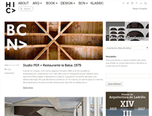 Tablet Screenshot of barcelona.hicarquitectura.com